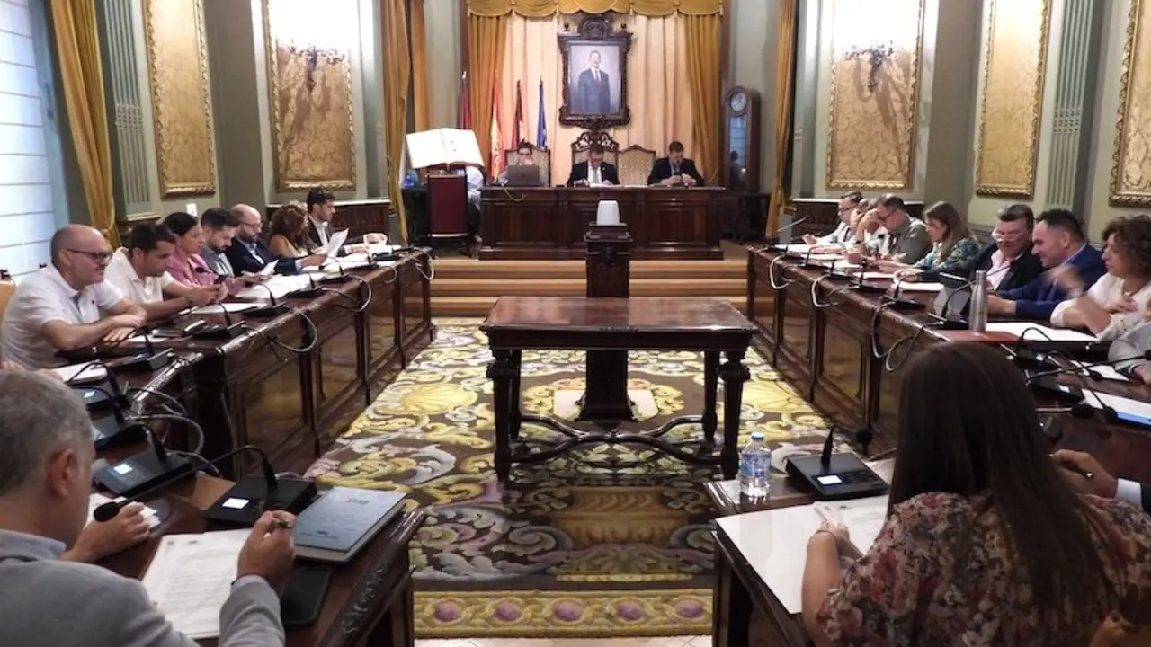 En la imagen un instante del Pleno de la Diputación de Albacete celebrado este miércoles en el Palacio Provincial