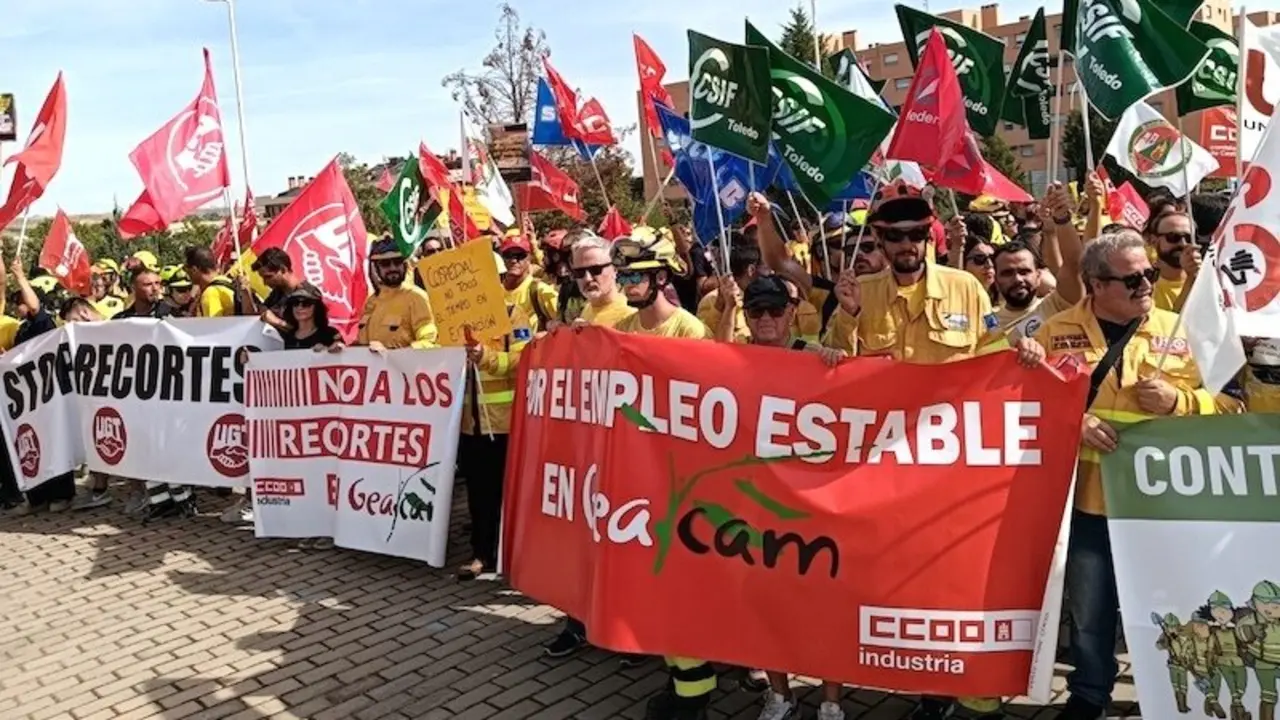 Los sindicatos de Geacam piden una negociación "real" para mejorar sus condiciones