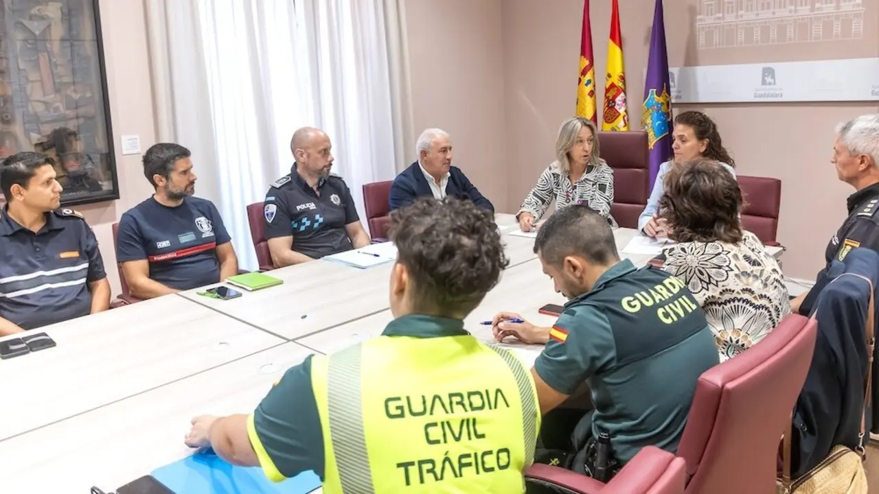 La Junta Local de Seguridad del Ayuntamiento de Guadalajara se ha celebrado este jueves con motivo de la Semana Grande de Ferias
