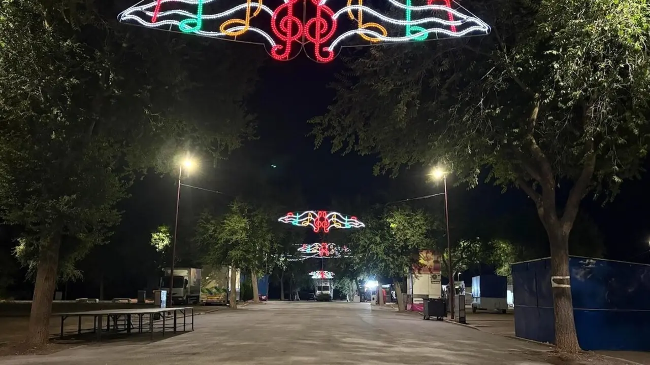 Imagen del recinto ferial de Miguelturra (Ciudad Real) durante estas fiestas patronales