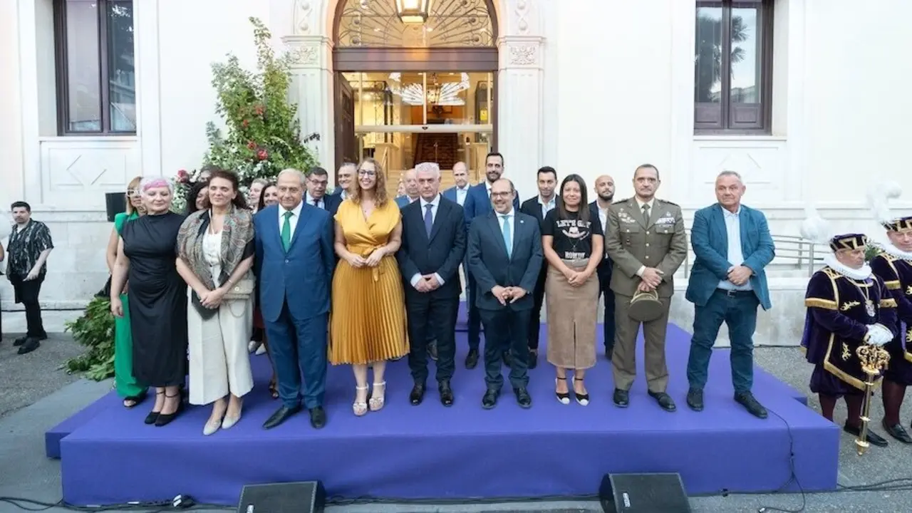 Recepción de alcaldes y alcaldesas que la Diputación de Guadalajara organiza en torno a las Ferias y Fiestas de la capital