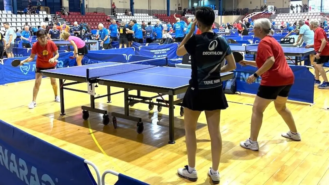 El tenis de mesa veterano convierte a Ciudad Real en capital nacional del deporte