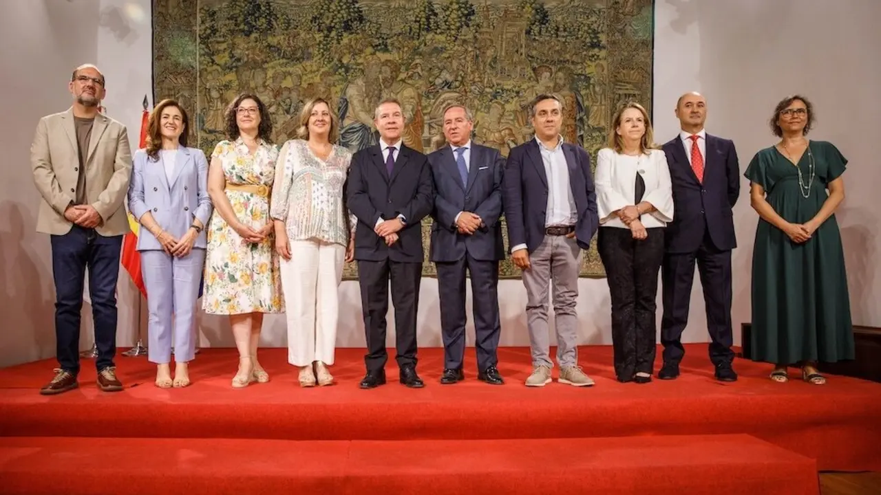 El presidente de Castilla-La Mancha, Emiliano García-Page, ha presidido en el Palacio de Fuensalida de Toledo la presentación del Instituto Regional de Seguridad y Salud Laboral