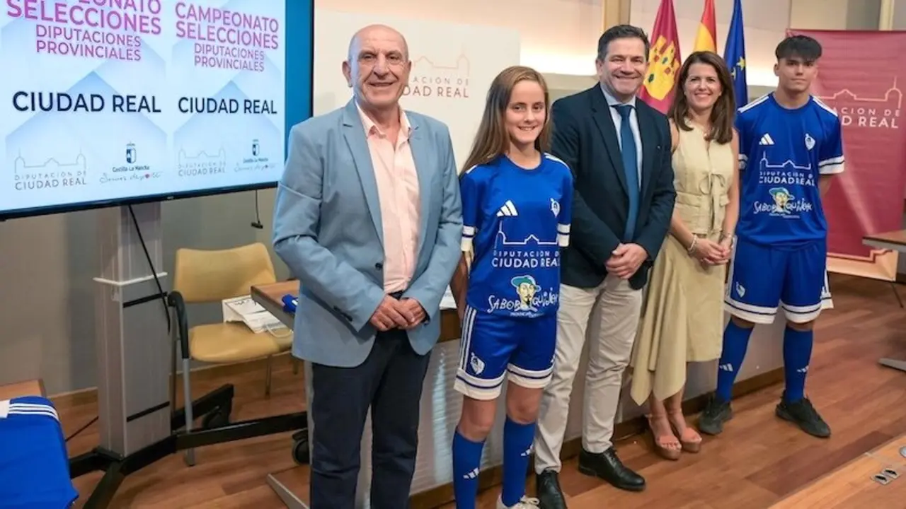 La Diputación de Ciudad Real vestirá a las selecciones provinciales de fútbol
