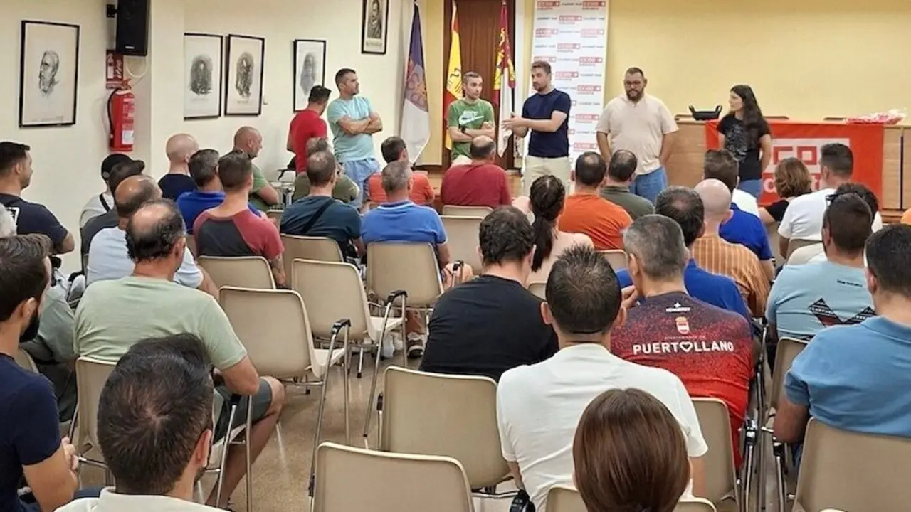 En la imagen de archivo una asamblea de delegados y delegadas del Metal de la comarca de Daimiel