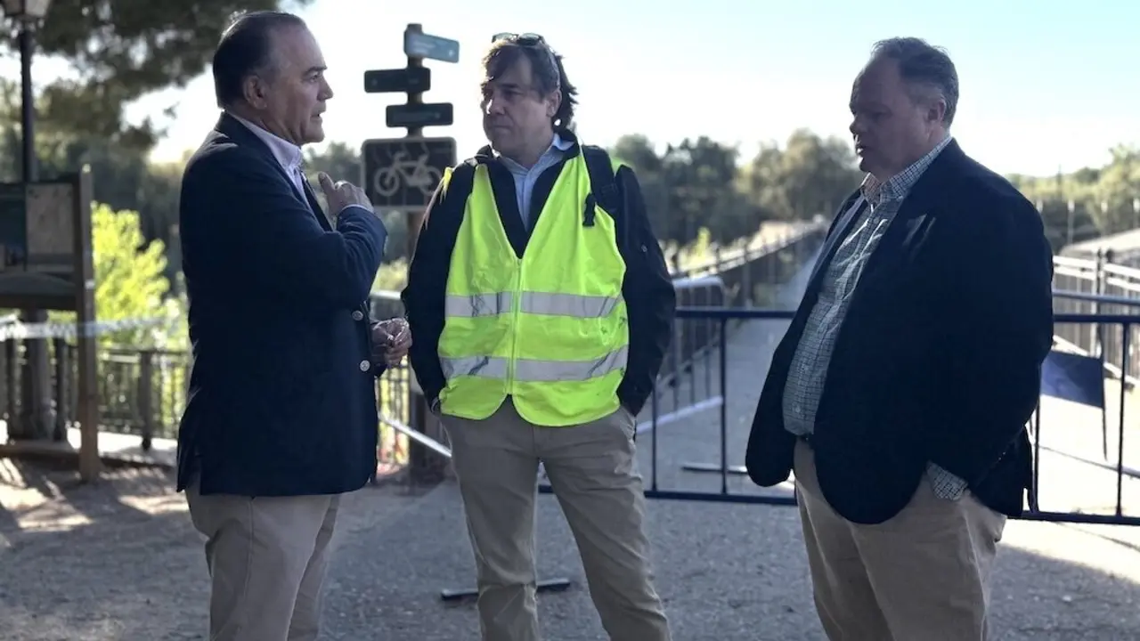 Los técnicos visitan el Puente Viejo de Talavera de la Reina (Toledo) para ultimar su rehabilitación
