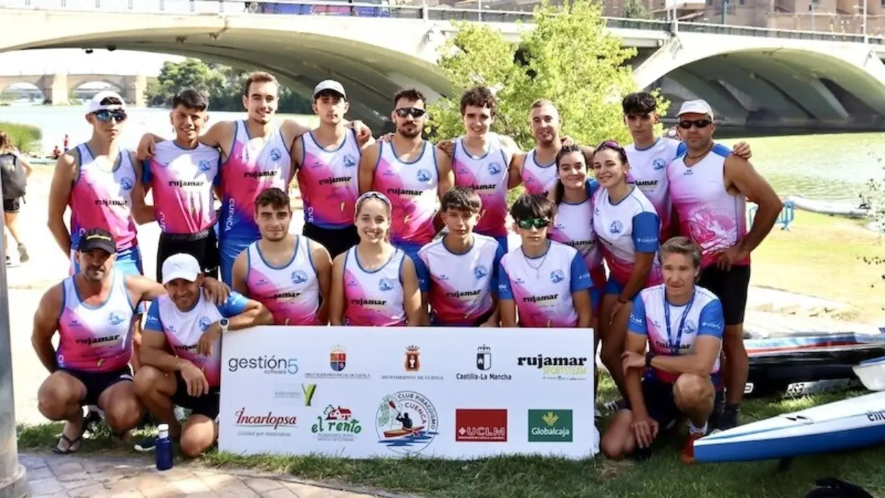 El Piragüismo Cuenca se cuela en el podio nacional tras una temporada histórica