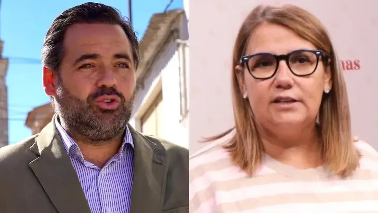 El presidente del PP de Castilla-La Mancha, Paco Núñez, y la presidenta del PSOE de la provincia de Toledo, Tita García Élez