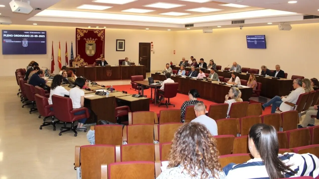 En la imagen un instante del Pleno del Ayuntamiento de Albacete celebrado este martes en el Consistorio