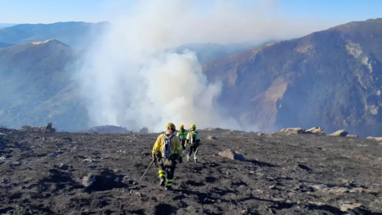 El incendio de Peñalba de la Sierra (Guadalajara) arrasa 550 hectáreas y desata críticas a la gestión