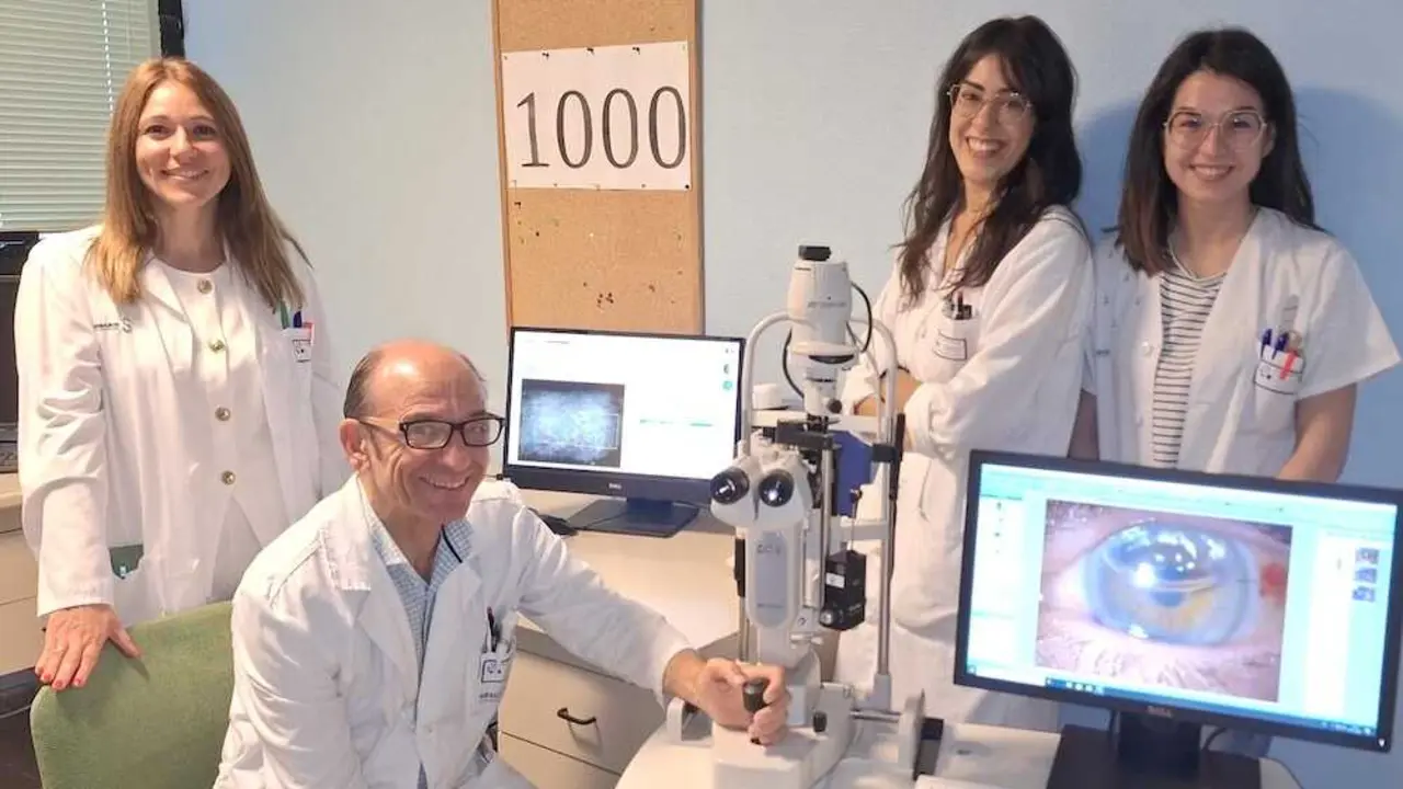 La GAI de Alcázar de San Juan alcanza nuevo hito al superar los 1.000 trasplantes de córnea