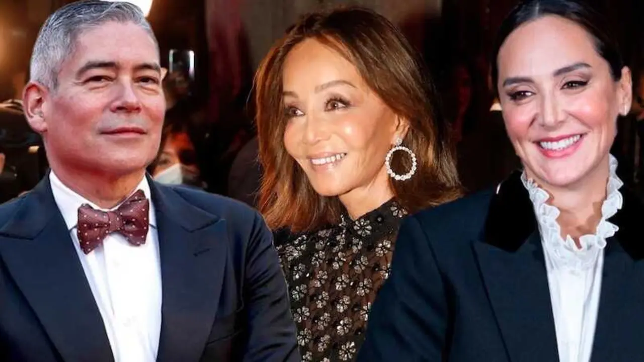En el fotomontaje Boris Izaguirre, Isabel Preysler y Tamara Falcó