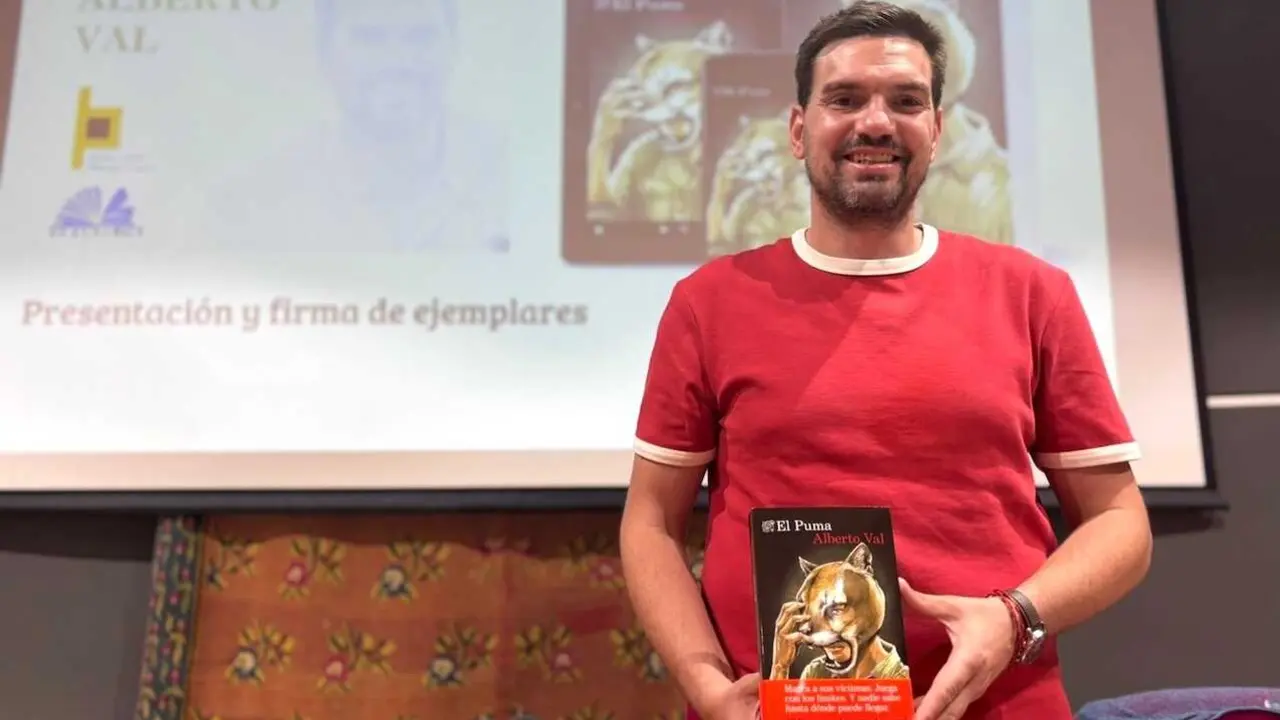 El escritor conquense Alberto Val regresa con 'El Puma', un thriller que nunca se detiene