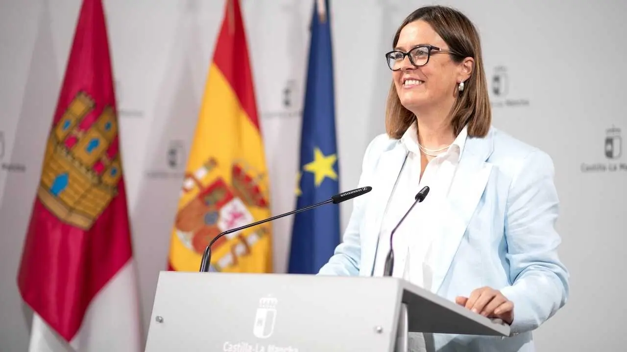 La consejera portavoz del Gobierno de Castilla-La Mancha, Esther Padilla, ha informado en rueda de prensa de los asuntos del Consejo de Gobierno