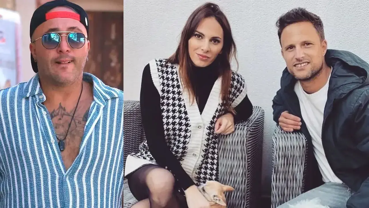 En el fotomontaje Kiko Rivera en una imagen de archivo e Irene Rosales junto a Guillermo en una imagen en sus redes sociales