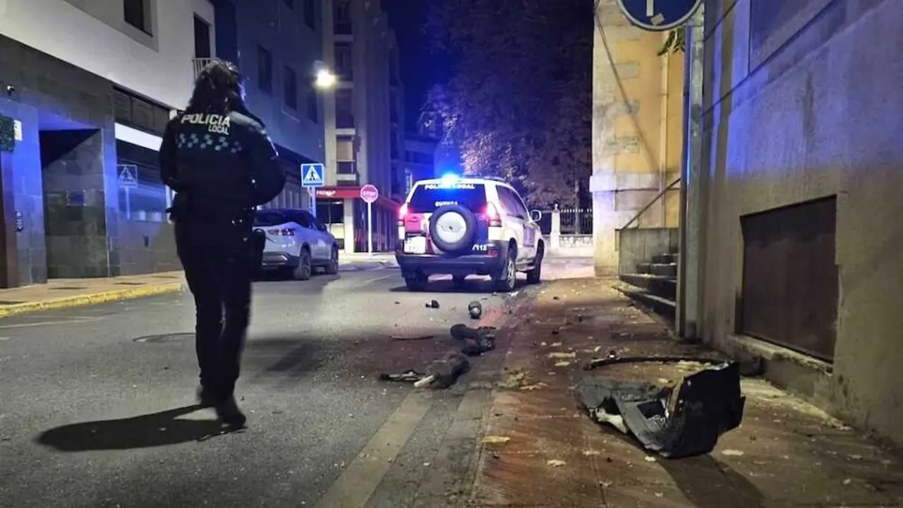 Denunciado un conductor por un accidente con fuga en la calle Noheda de Cuenca