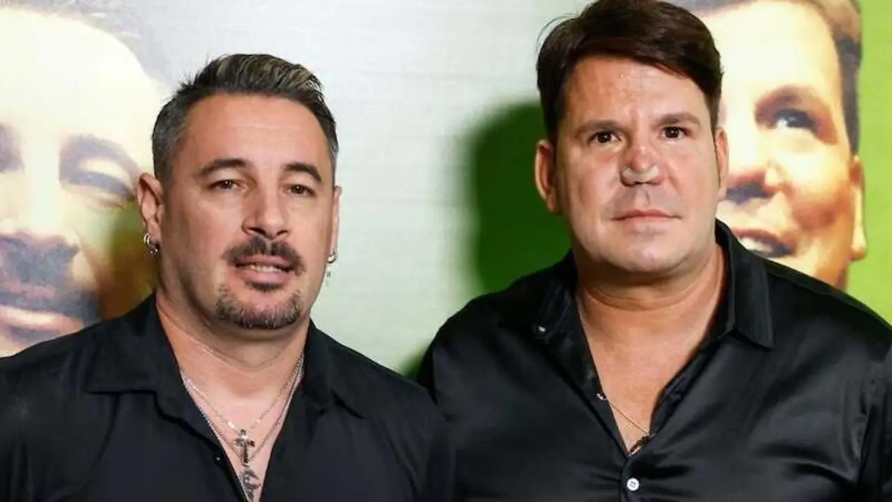 En la imagen de archivo Andy y Lucas en una de sus últimas apariciones conjunta