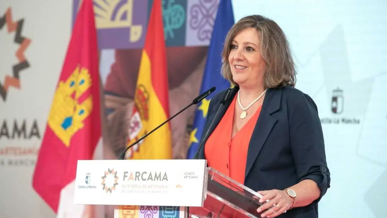 La consejera de Economía, Empresas y Empleo de Castilla-La Mancha, Patricia Franco, en una imagen de archivo
