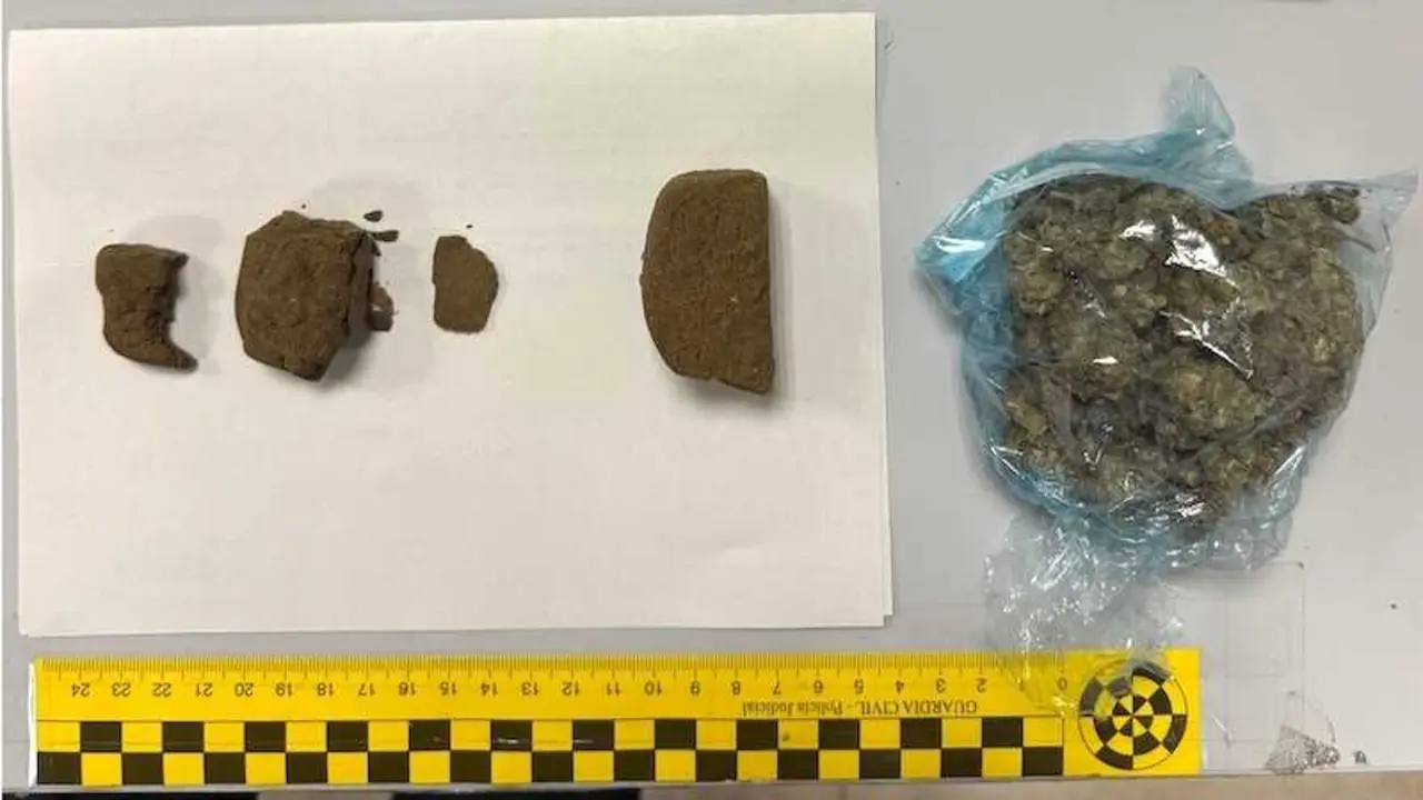 Un detenido por circular por la A-3 a la altura de Montalbo (Cuenca) con hachís y marihuana