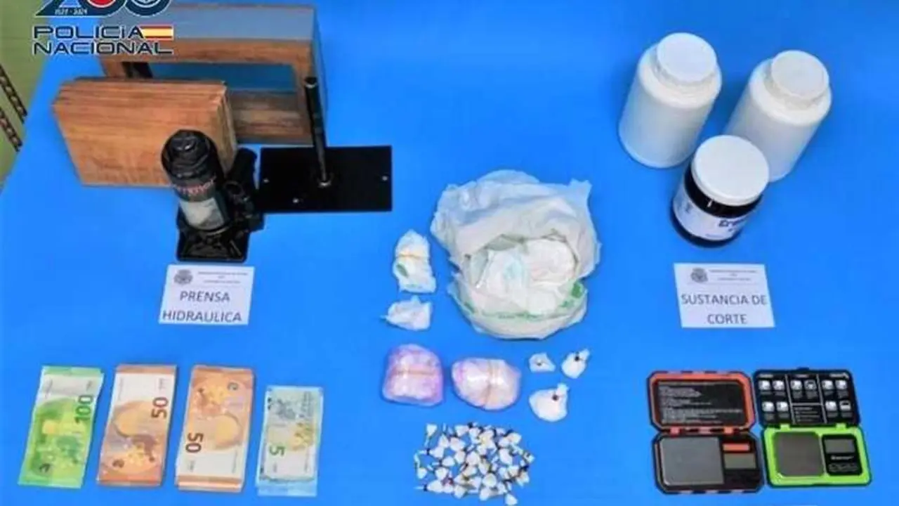 Cinco detenidos de un grupo criminal que procesaba y vendía cocaína en Ciudad Real