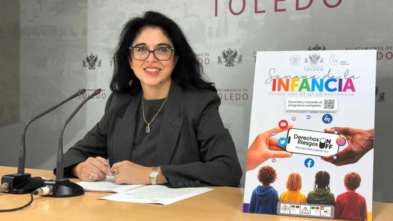 La concejal de Asuntos Sociales, Inclusión, Familia y Mayores de Toledo, Marisol Illescas, ha presentado la programación de la Semana de la Infancia 2025