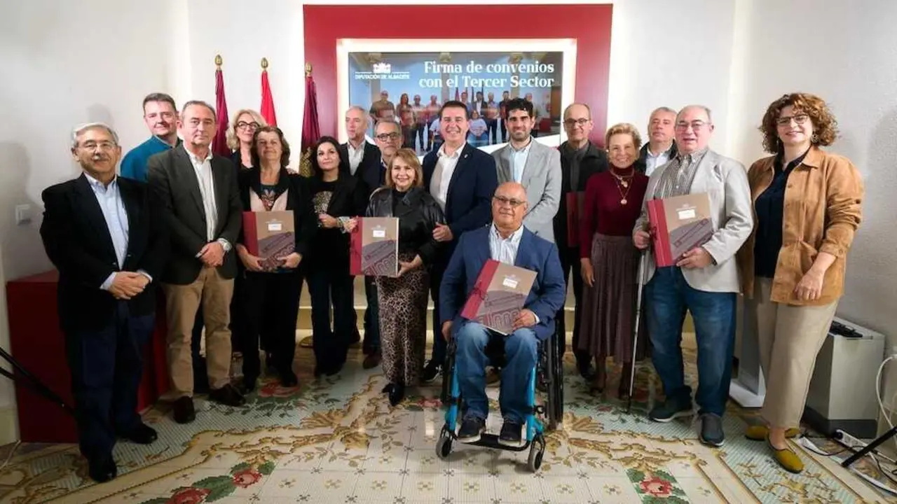 La Diputación de Albacete destina más de 2,5 millones a entidades del Tercer Sector