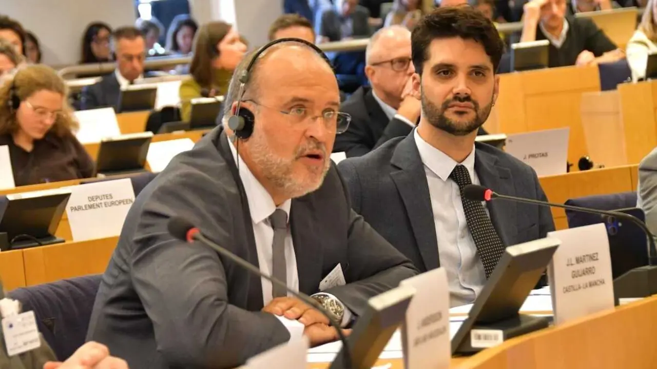 El vicepresidente primero del Gobierno de Castilla-La Mancha, José Luis Martínez Guijarro, participa en Bruselas en la reunión de la Alianza de Regiones por la Cohesión