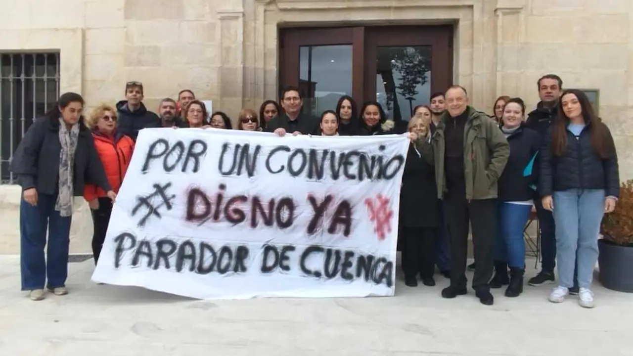 Las plantillas de Paradores protestan en sus centros y anuncian movilizaciones en Navidad