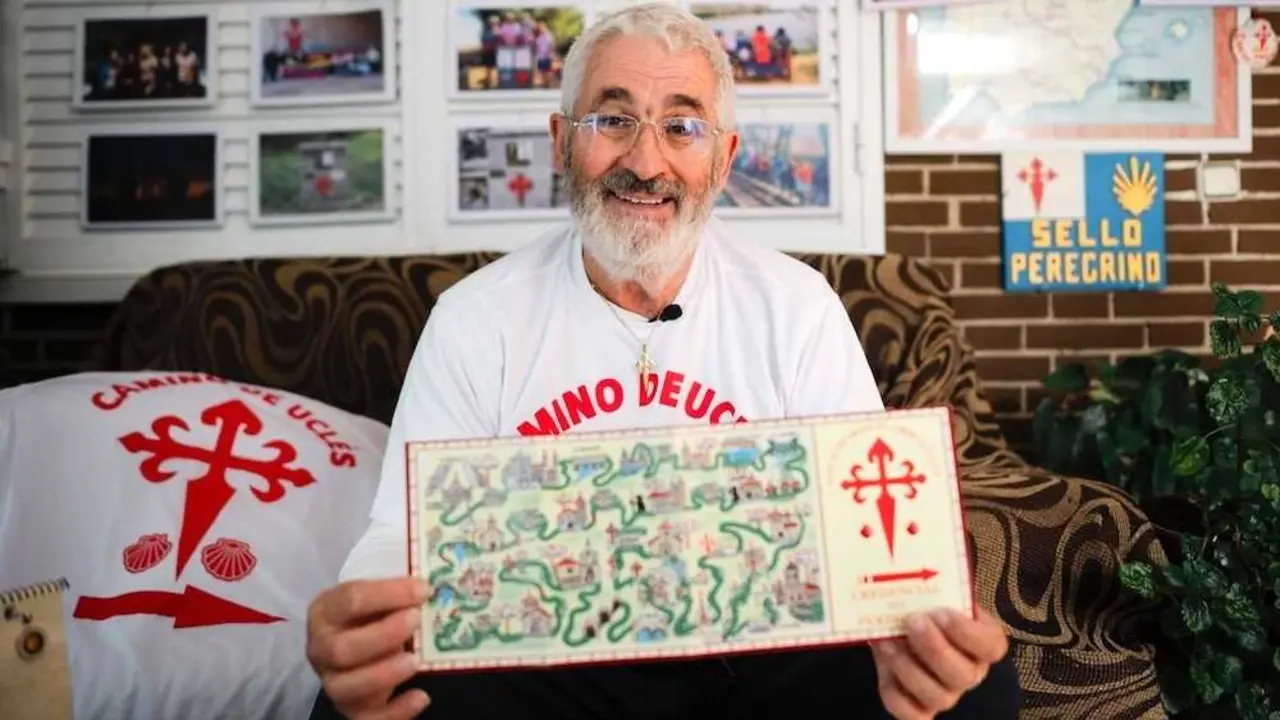 Manuel Rossi, creador del Camino de Uclés - EP/Mateo Lanzuela