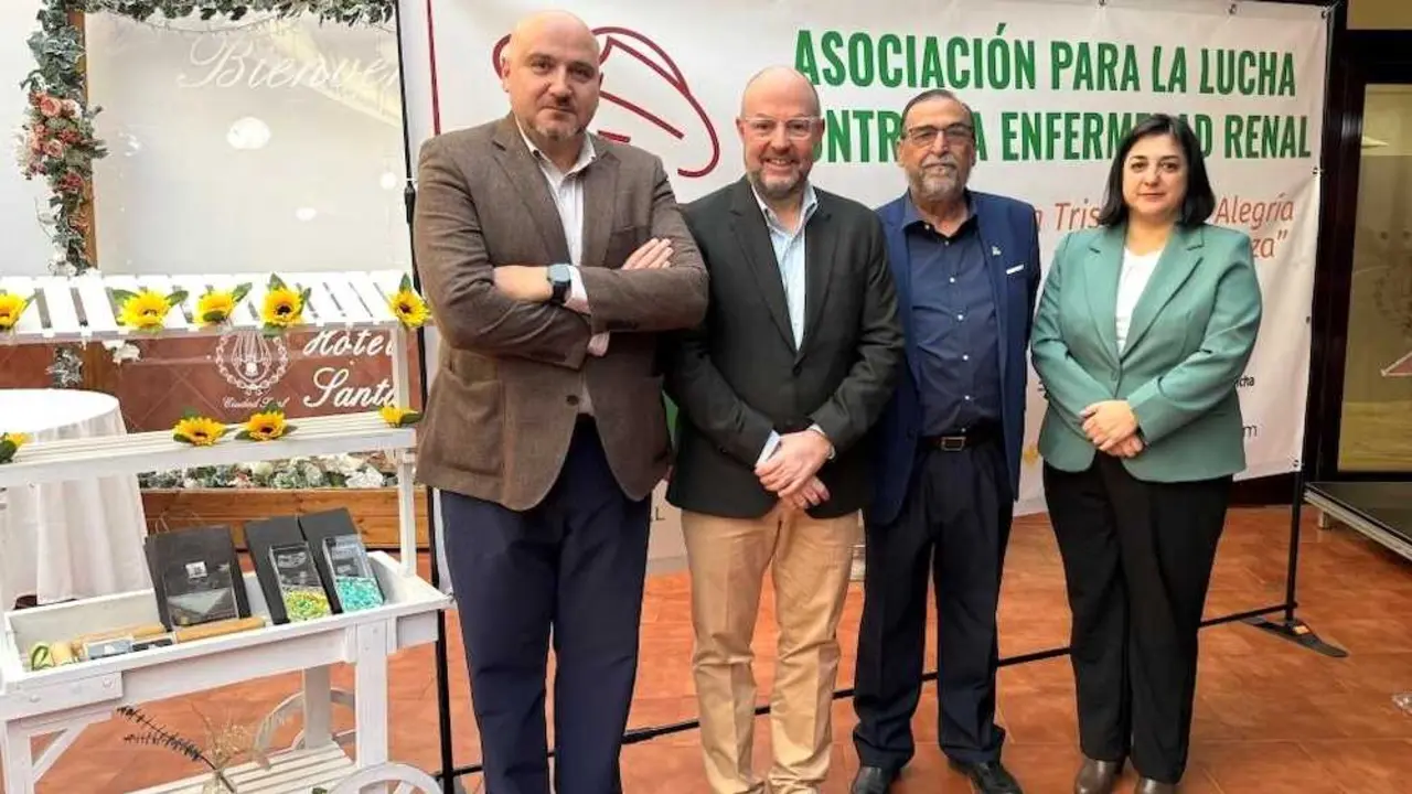 El director gerente del SESCAM, Alberto Jara, durante la inauguración del XX Congreso Provincial de Personas con Enfermedad Renal de la provincia de Ciudad Real
