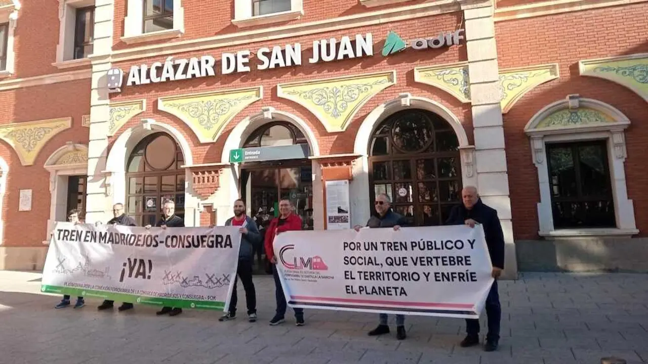 La Plataforma por el Tren de Castilla-La Mancha reclama un transporte sostenible con nuevas protestas
