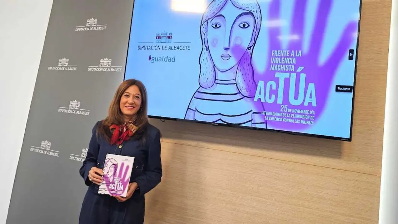 La Diputación de Albacete llama a la acción en el 25N: 'Ante la violencia machista, Actúa'