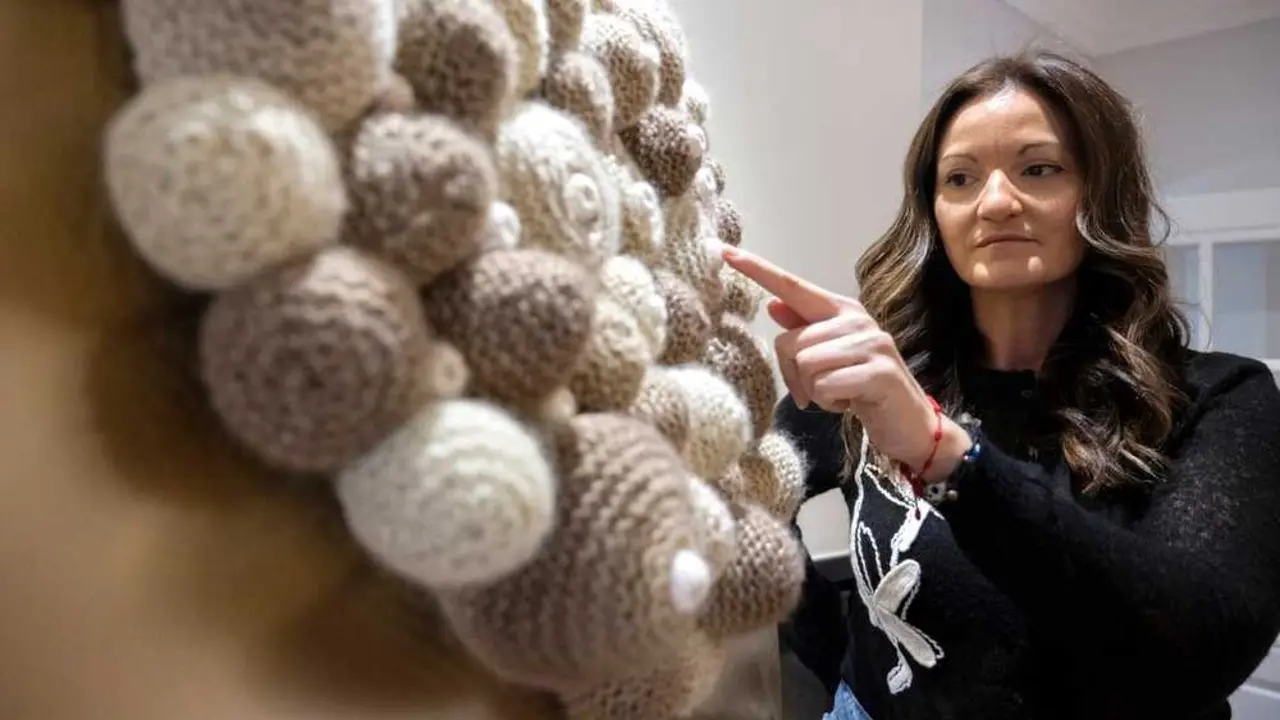 Elena Ramírez, artista textil de Puertollano (Ciudad Real): El arte de bordar es un acto de rebeldía - EFE/Jesús Monroy