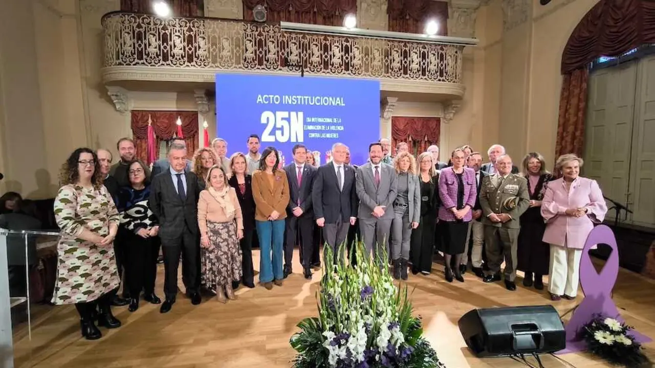 Imagen del acto institucional del 25N,&nbsp;Día Internacional para la Eliminación de la Violencia contra las Mujer, desarrollado en Ciudad Real
