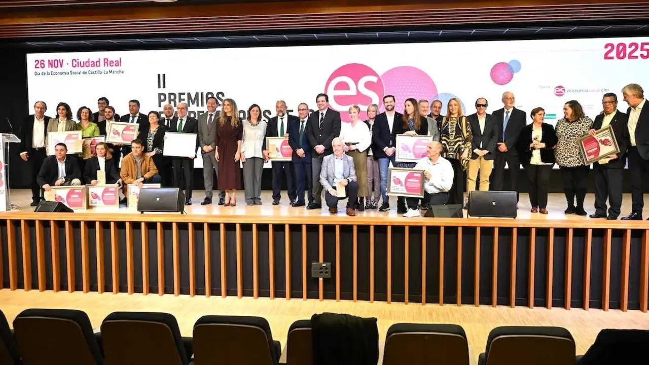 La consejera de Economía, Empresas y Empleo, Patricia Franco, ha asistido al acto conmemorativo del Día de la Economía Social, en el que se han entregado además los II Premios Empresariales de la Economía Social de Castilla-La Mancha