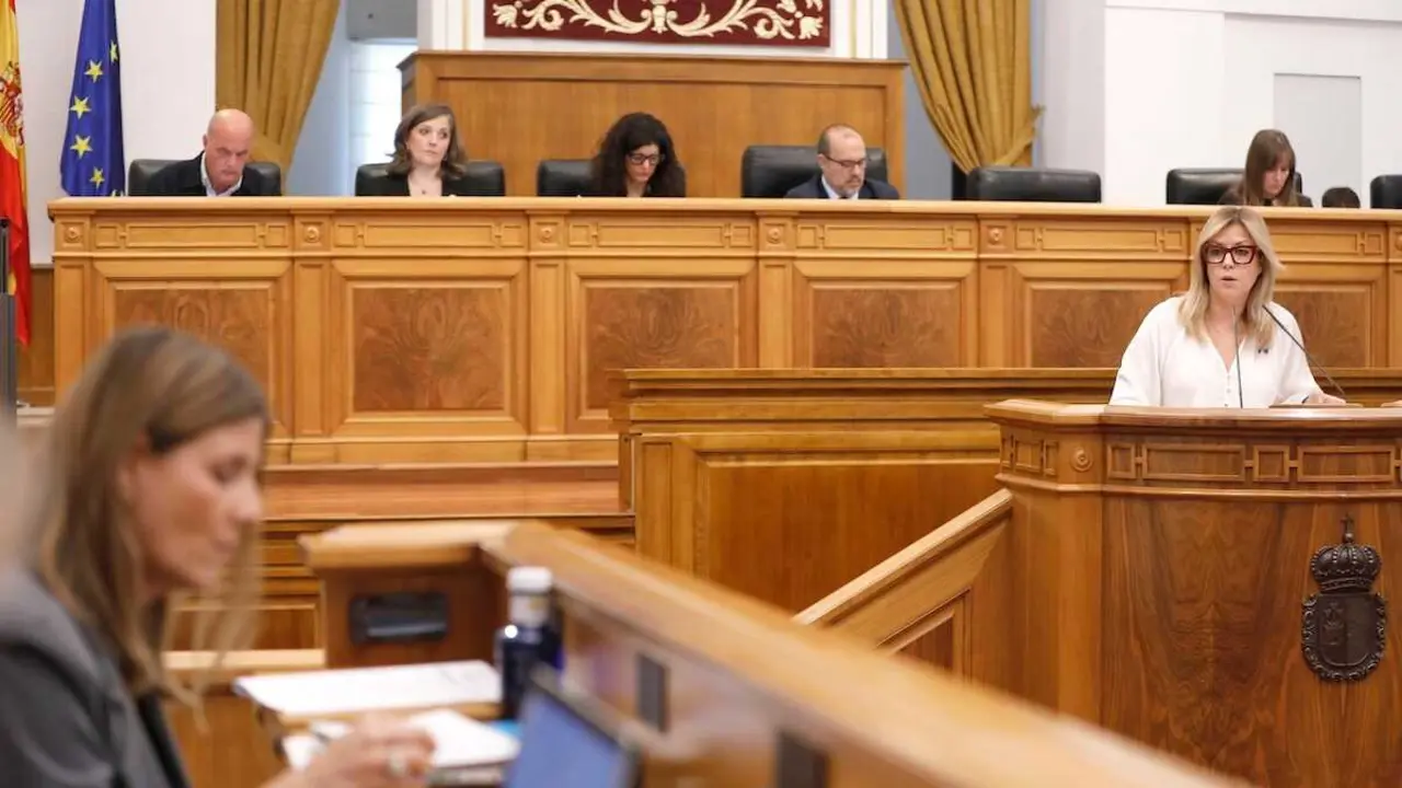 En la imagen un instante del Pleno de las Cortes de Castilla-La Mancha celebrado este jueves