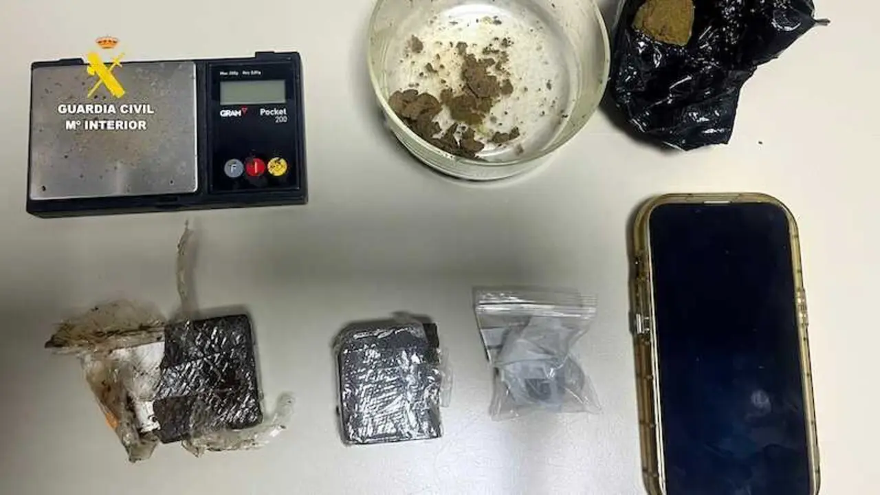 Detenido un hombre tras ser sorprendido con 100 gramos de hachís en Yuncos (Toledo)