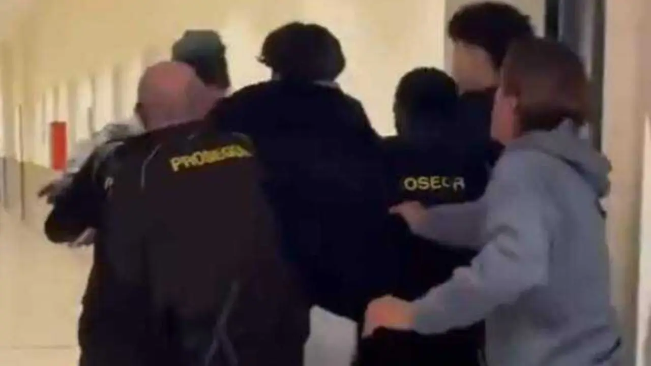 Tres menores sacan una pistola y hieren a los vigilantes en un centro comercial