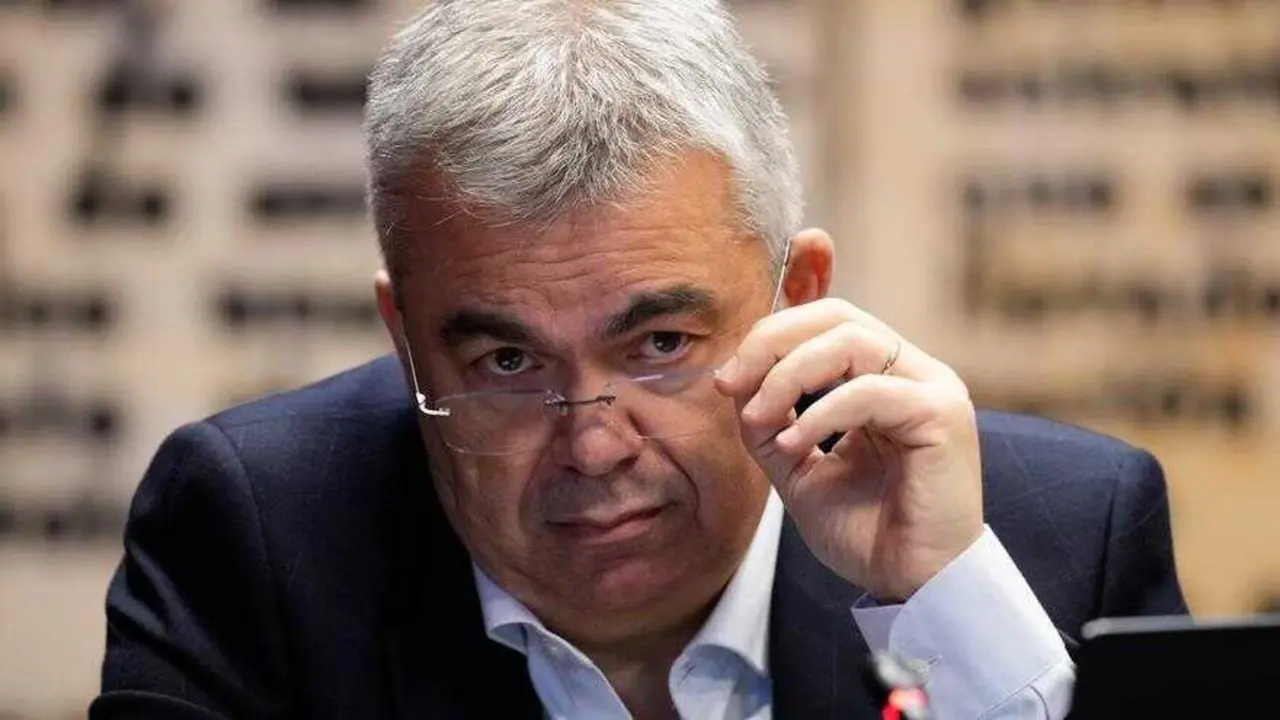 El exsecretario de Organizaci&oacute;n del PSOE, Santos Cerd&aacute;n, este mi&eacute;rcoles durante su comparecencia en la Comisi&oacute;n del caso Koldo en el Senado