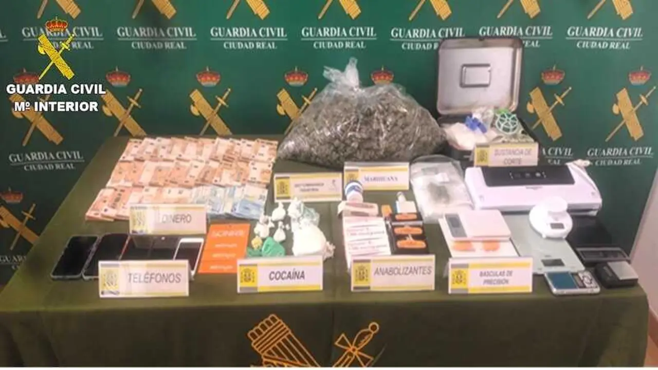 Desarticulada una red de tr&aacute;fico de drogas en Ciudad Real con nueve detenidos