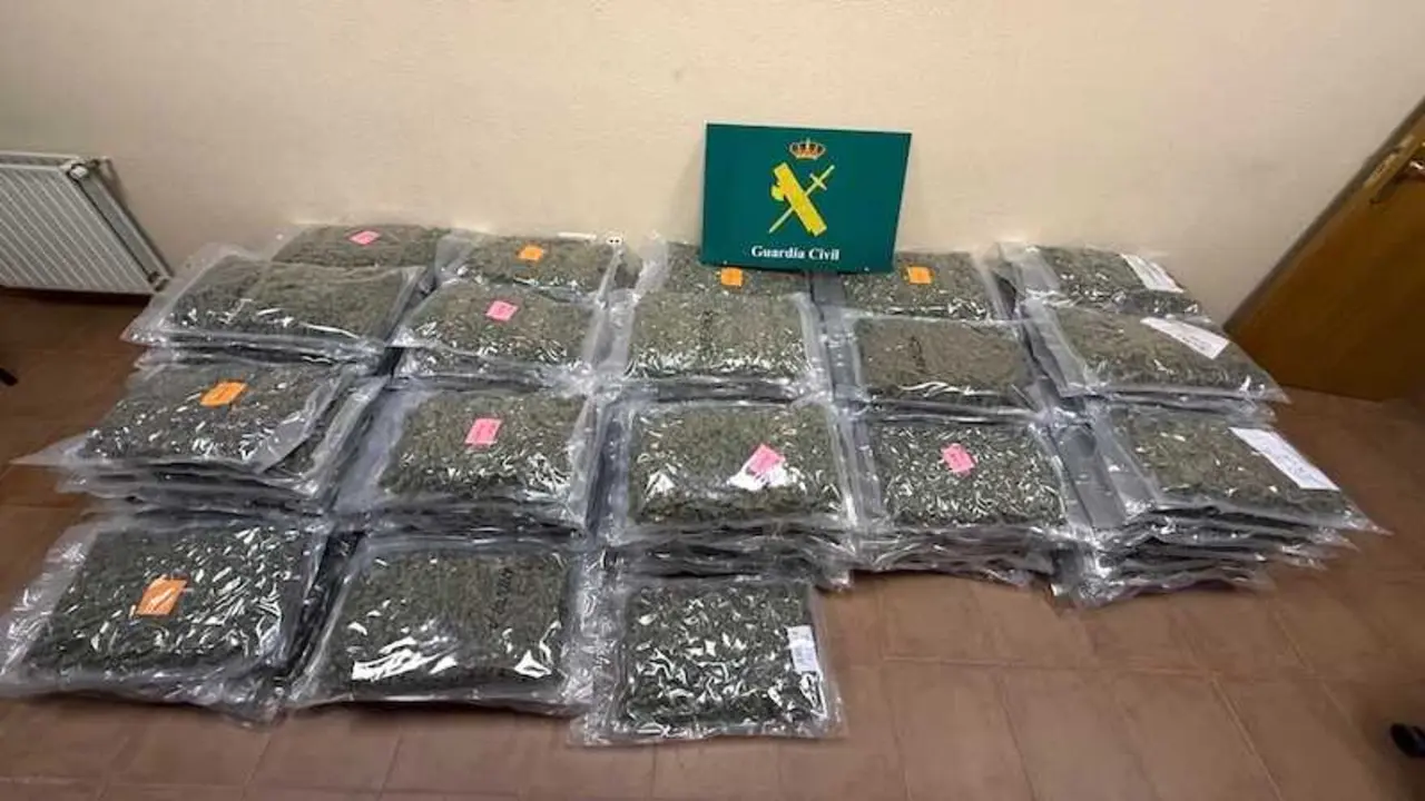 Detenido en Caba&ntilde;as de la Sagra (Toledo) cuando transportaba 153 kilos de marihuana