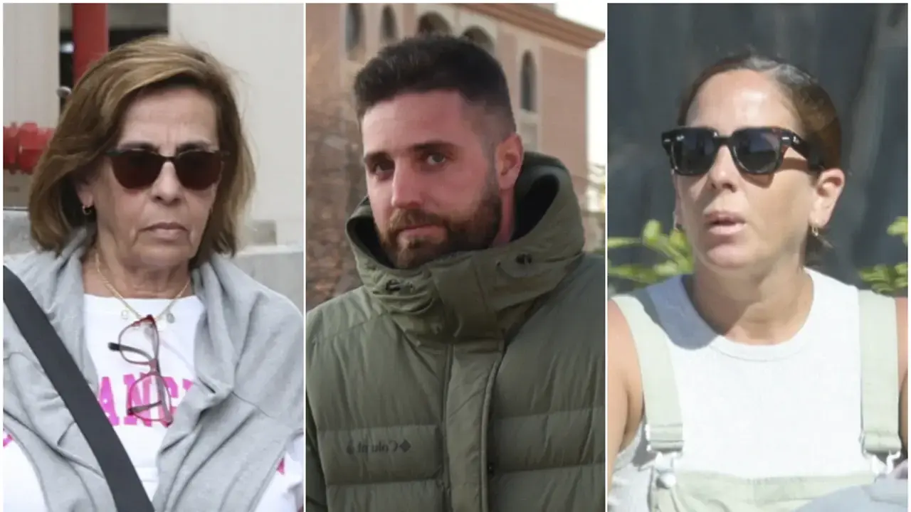 En el fotomontaje en im&aacute;genes de archivo Merchi, David y Anabel Pantoja