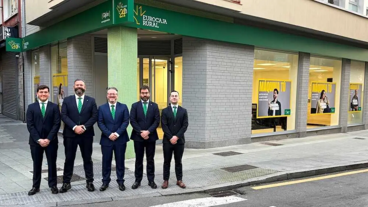 Eurocaja Rural cierra a&ntilde;o abriendo nueva oficina en Gij&oacute;n, la primera en Asturias