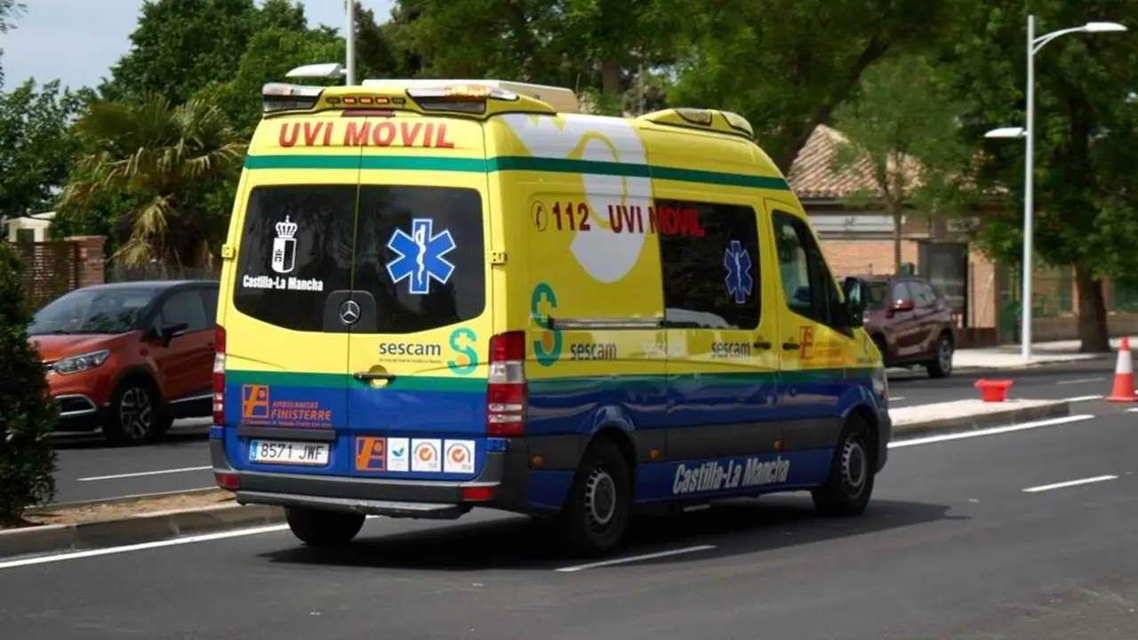 UVI, ambulancia, herido, accidente, Sescam,