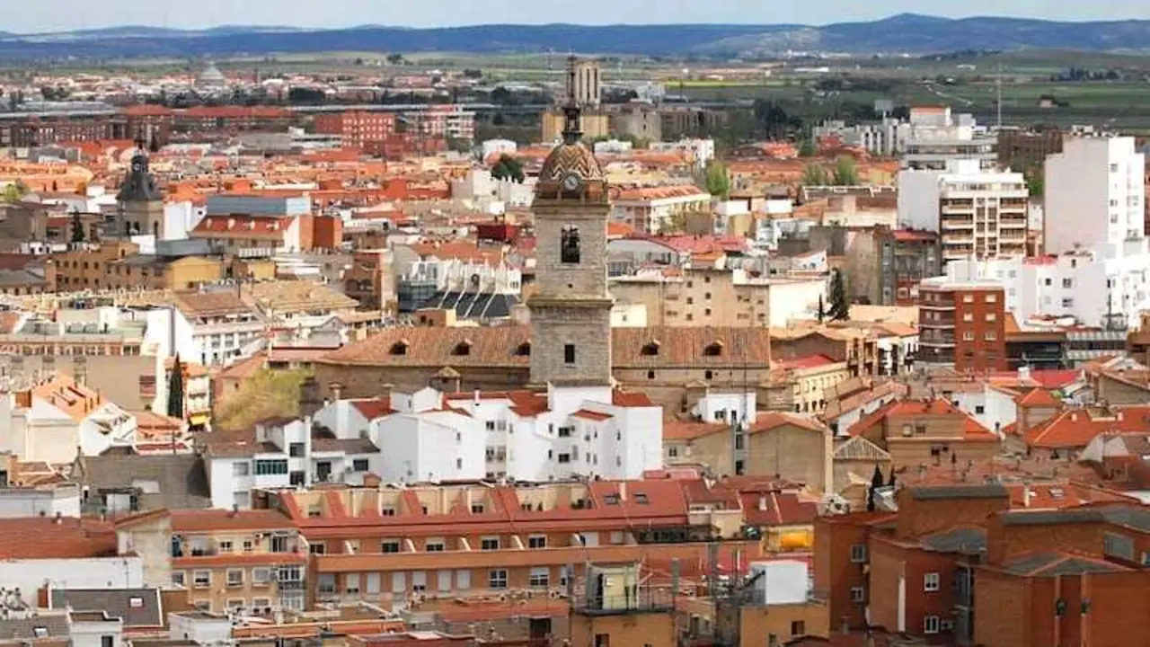 Vista a&eacute;rea de Ciudad Real, ciudad de Ciudad Real capital