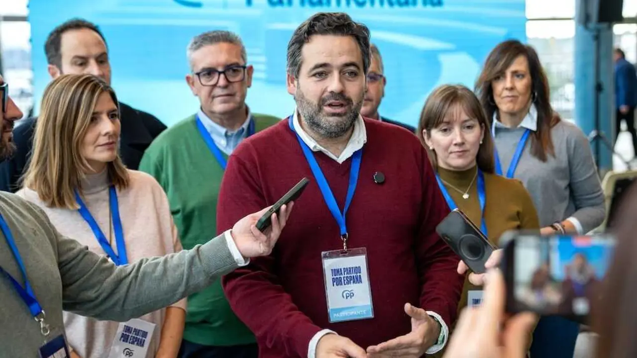 El presidente del PP de Castilla-La Mancha, Paco N&uacute;&ntilde;ez, este domingo en la Interparlamentaria que el partido celebra an La Coru&ntilde;a