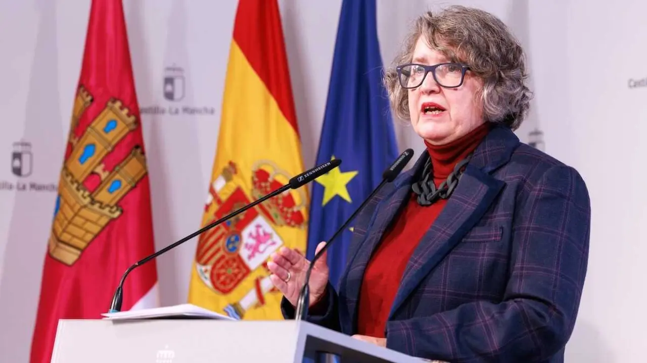 La consejera de Desarrollo Sostenible de Castilla-La Mancha, Mercedes G&oacute;mez, ha informado en rueda de prensa de asuntos de su departamento abordados en el Consejo de Gobierno