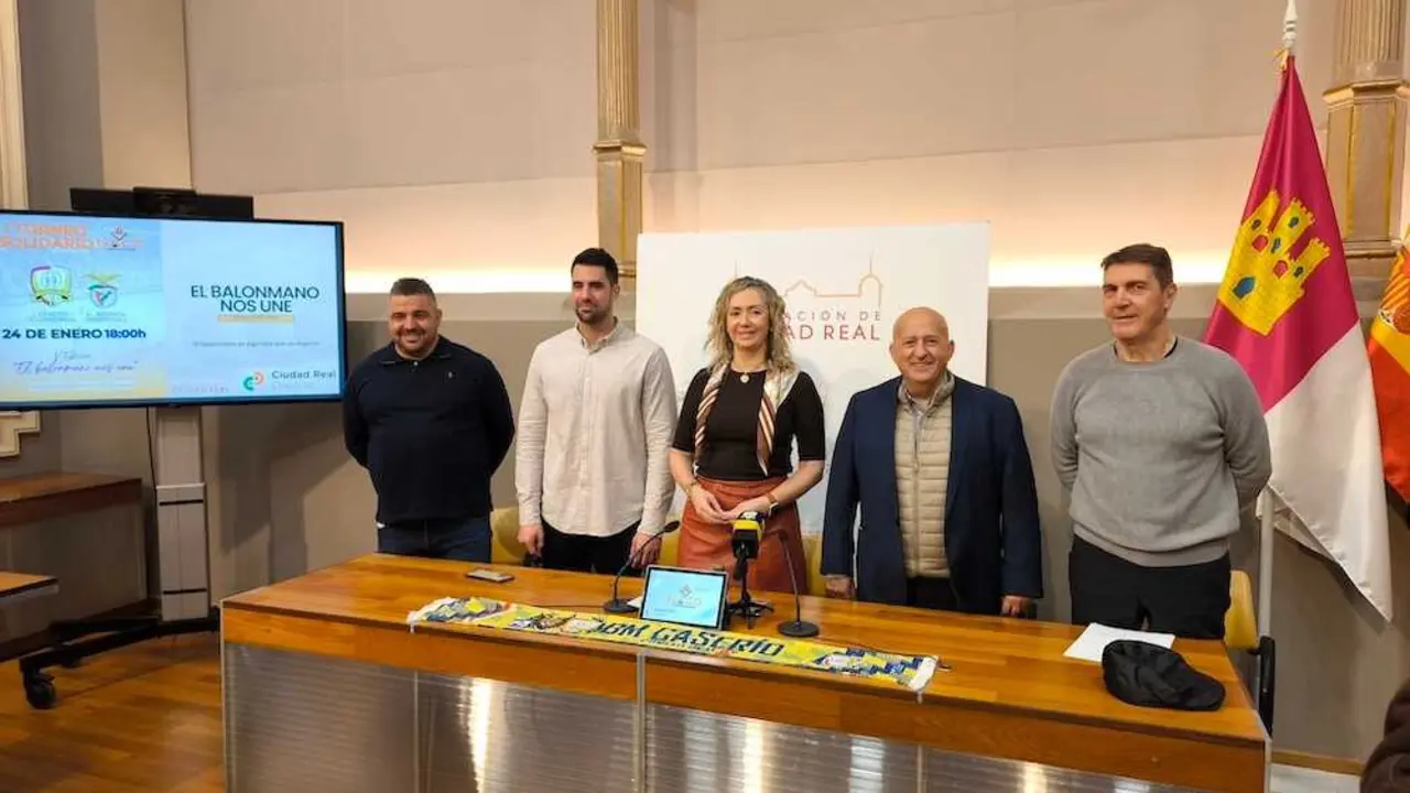 El BM Caser&iacute;o Ciudad Real y el SL Benfica se enfrentar&aacute;n en un torneo ben&eacute;fico
