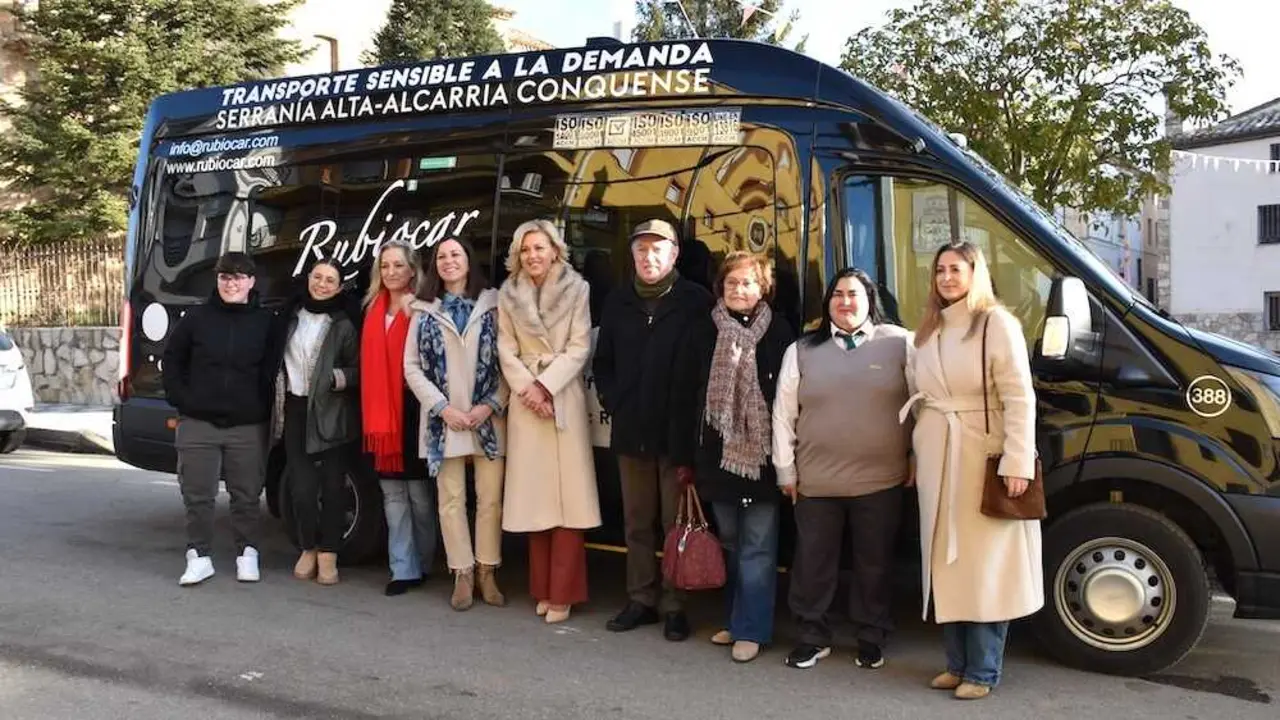 Arranca el servicio de transporte a demanda en la Serran&iacute;a Alta y Alcarria conquense