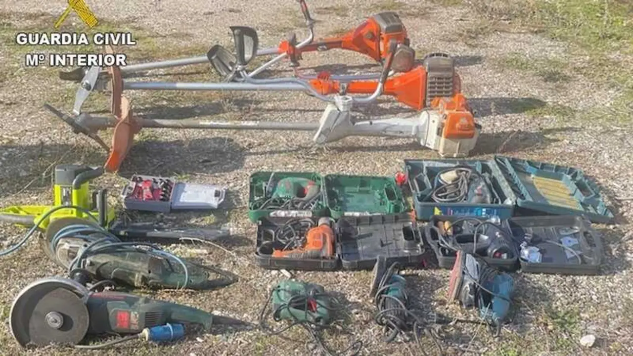 Desarticulado un grupo criminal dedicado al robo de herramientas en furgonetas